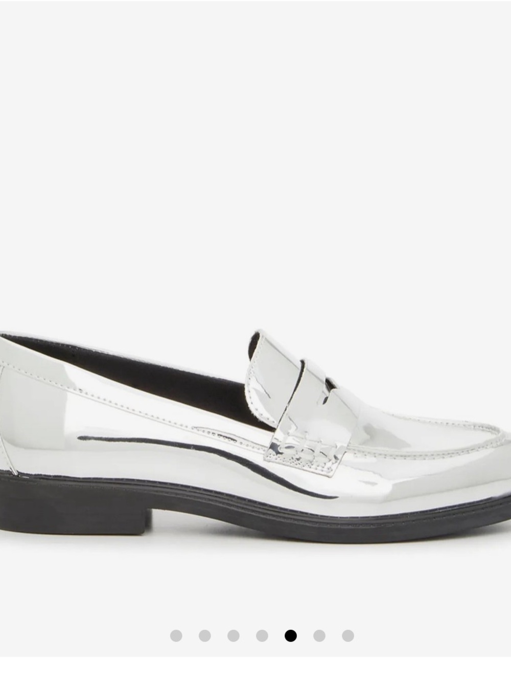 Marc Fisher Ilithia silver loafer
